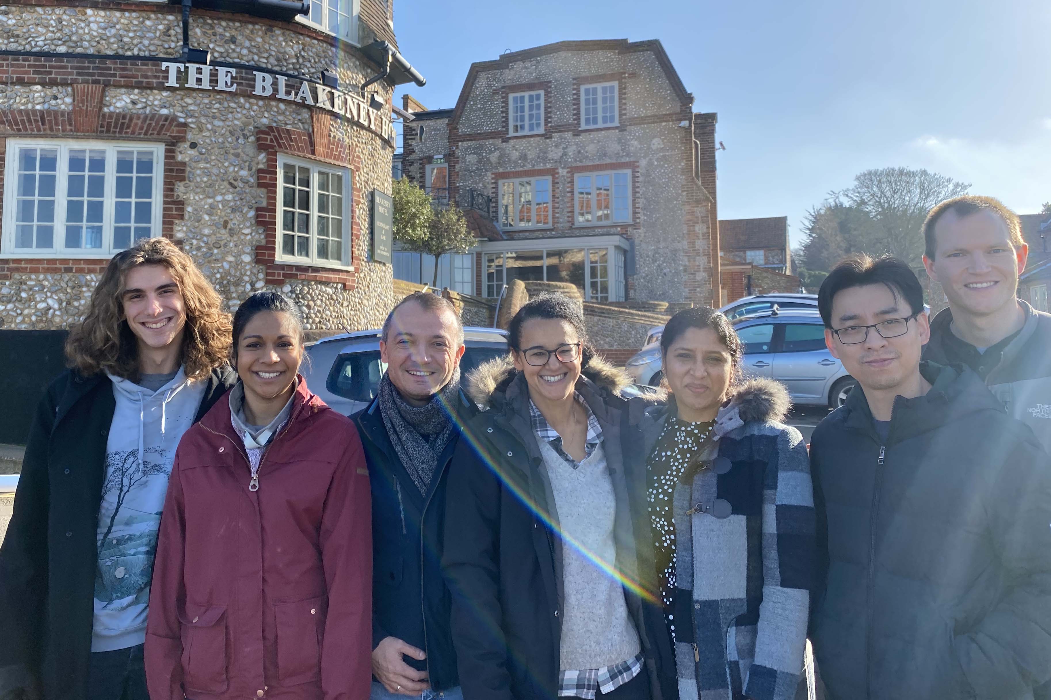 Year in Industry student Giovanni enjoyed the social aspect of the year, with his lab. Year in Industry student Giovanni spending social time with his colleagues.