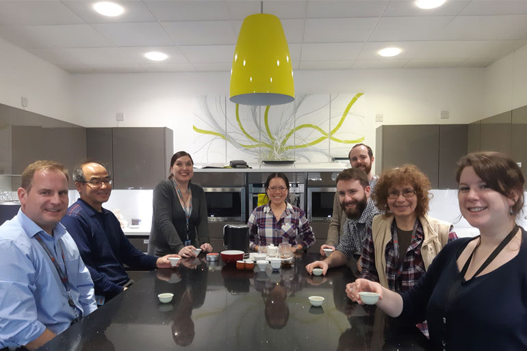 Yuxuan runs a very informative Chinese tea tasting social club at EI Yuxuan runs a very informative Chinese tea tasting social club at EI