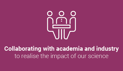 Collaborating with academia and industry to realise the impact of our science