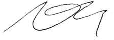 Signature of Neil Hall, Director of the Earlham Institute