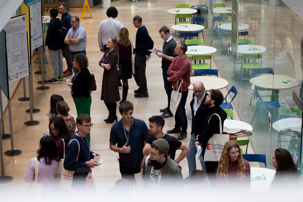 PhD researchers networking during the last Student Symposium