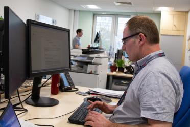 Neil Shearer, Project Manager in the Genomics team at EI