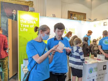 The DNA Tree of Life stand, which will be at the Norwich Science Festival 2023