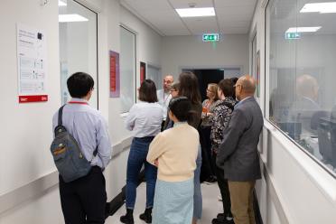 Delegates were able to tour the single-cell facilities at the Earlham Institute
