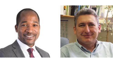 Tim Kamombo and Dr Mike Csukai 