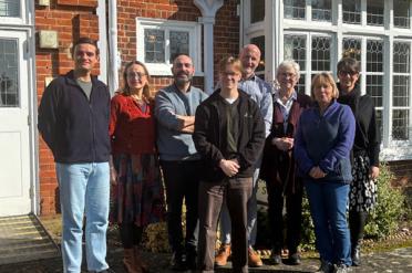 The KTP team with representatives from Tozer Seeds and Earlham Institute