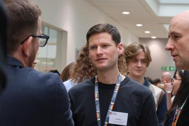Career Development Fellow Will Shaw with Tom Ellis, Professor of Synthetic Genome Engineering at Imperial