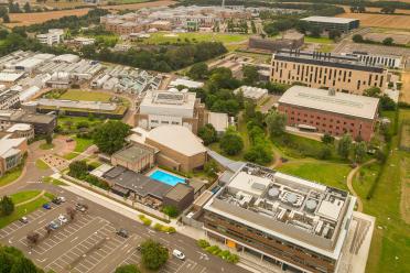Aerial view of the Norwich Research Park