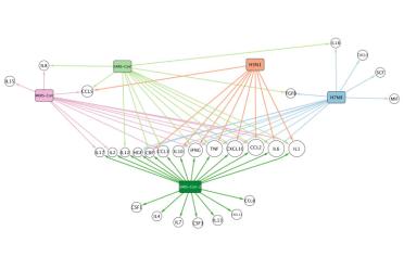 Joining dots tackle COVID 19 bioinformatics approach cytokine network 770