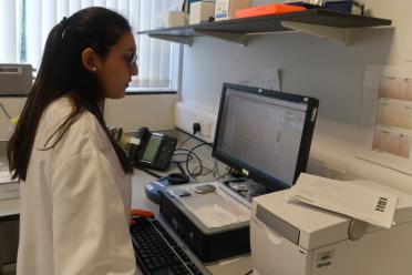 Women science elena rodriguez gut microbiome computer 770