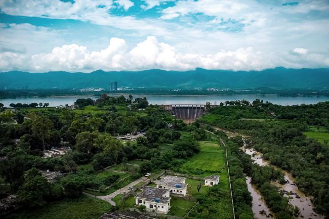 Rawal Dam in Islamabad, a reservoir that provides water for nearby cities and is a focus for the Gastropak team